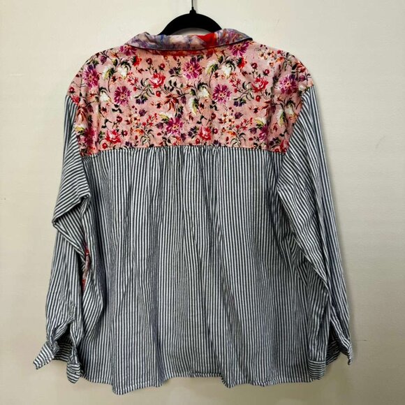 ANTHROPOLOGIE Maeve The Clarissa Buttondown SIZE 14 - Picture 2 of 7